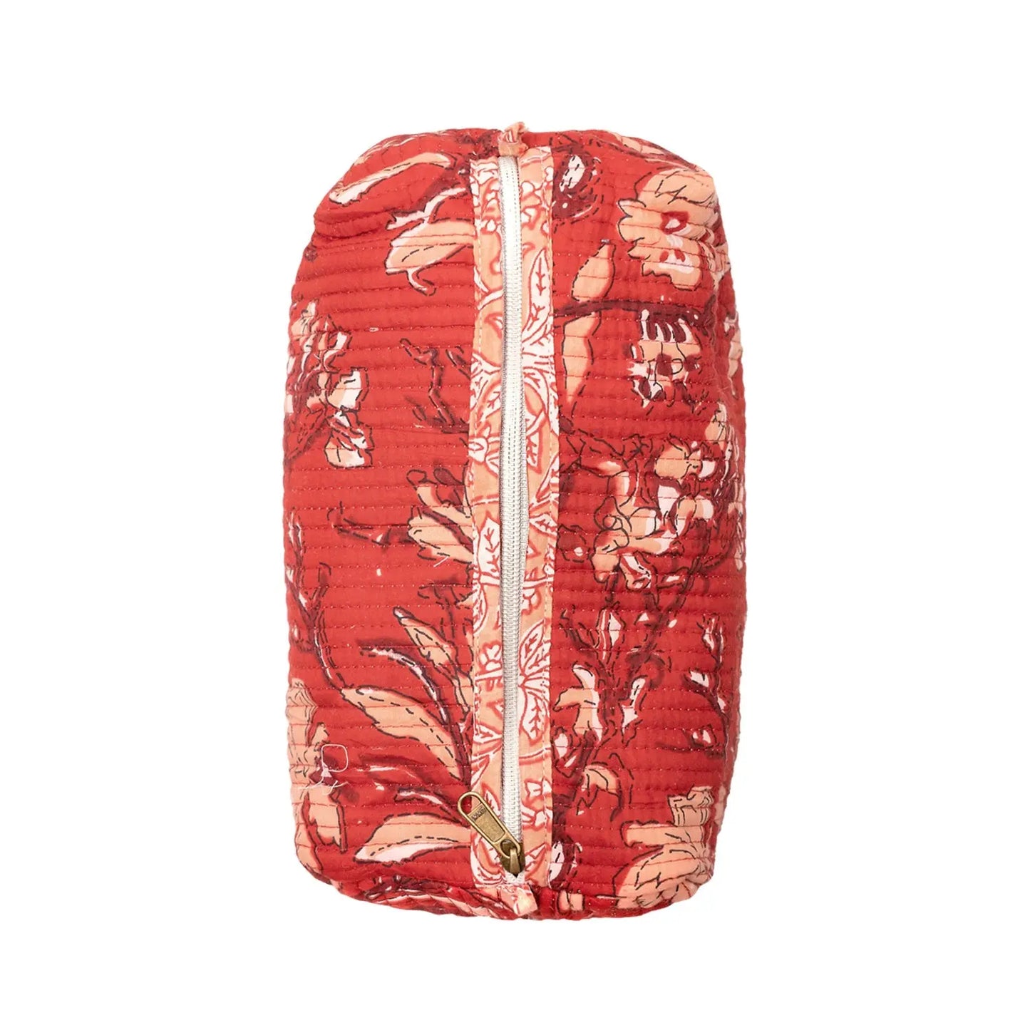 Red Rubra Cotton Wash Bag inara