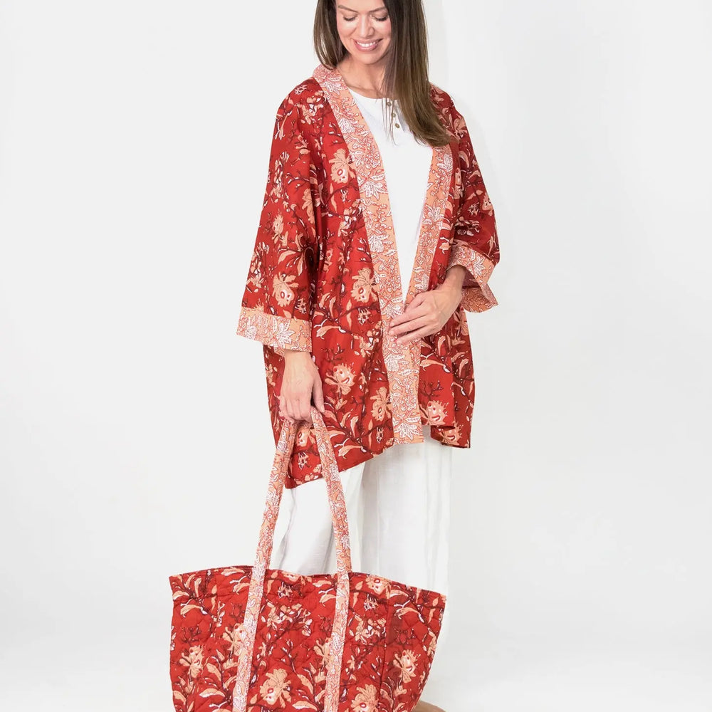 Red Rubra Kimono Gift Set inara