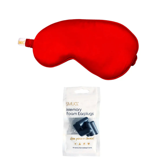 Red Satin Sleep Mask SMUG