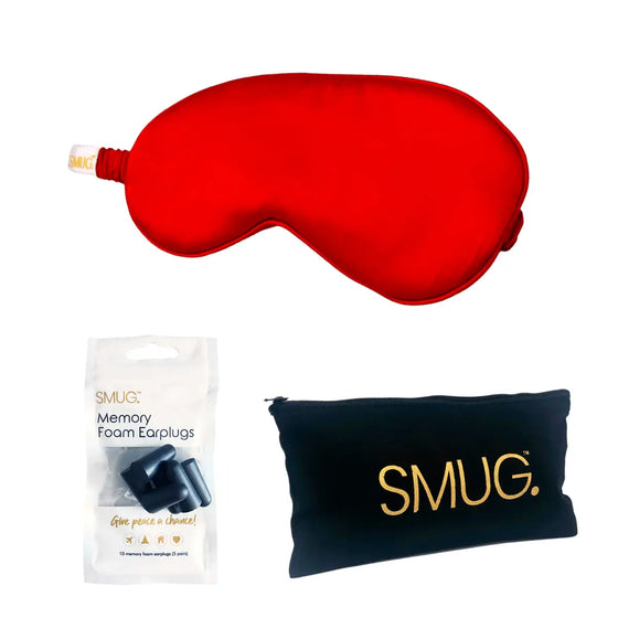 Red Satin Sleep Mask SMUG