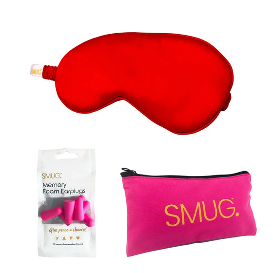 Red Satin Sleep Mask SMUG