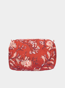  Red Rubra Cotton Wash Bag inara