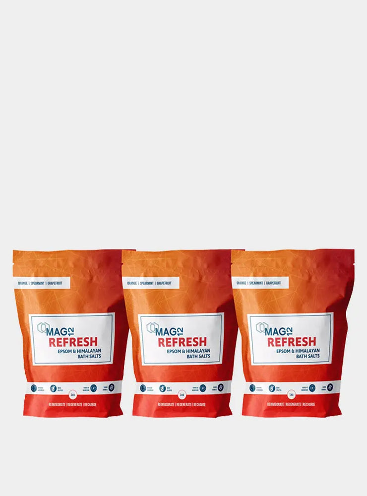 Refresh Epsom Bath Salts Bundle (3 X 1kg) MAG12