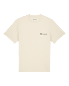  Mens Organic Cotton Relaxed-Fit T-Shirt in Natural Cotton