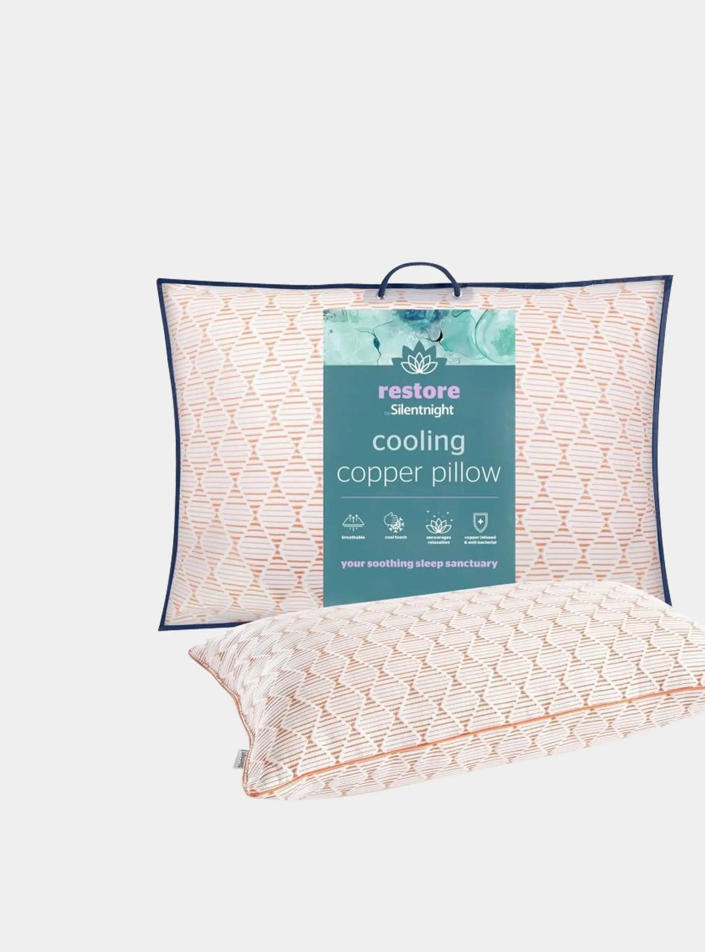 Restore Cooling Copper Pillow Silentnight