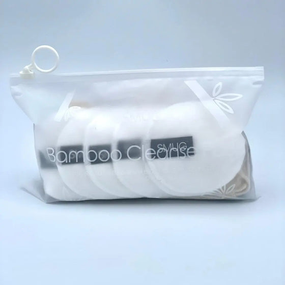 Reusable Cotton Cleanse Pads With Mesh Wash Bag SMUG