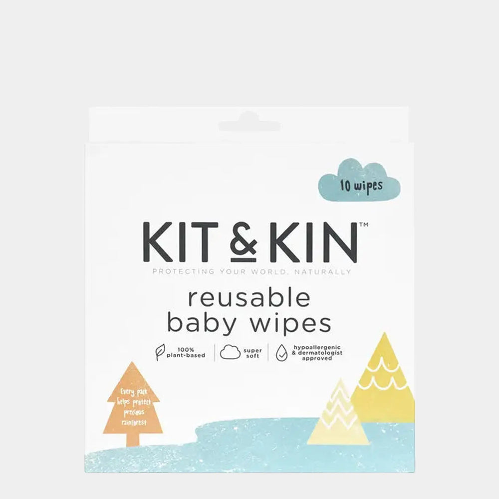 Reusable baby wipes Kit & Kin