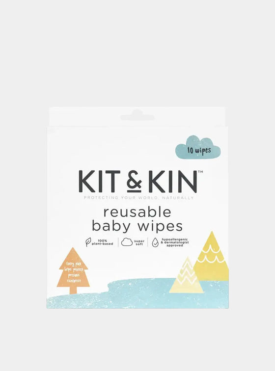 Reusable baby wipes Kit & Kin