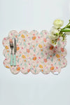 Reversible Cloud Scallop Placemat Made With Liberty Fabric SPRING BLOOMS & BETSY BOO Coco & Wolf