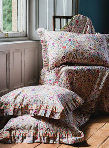  LINEN GARDEN & CAPEL PISTACHIO Liberty Reversible Heirloom Quilt