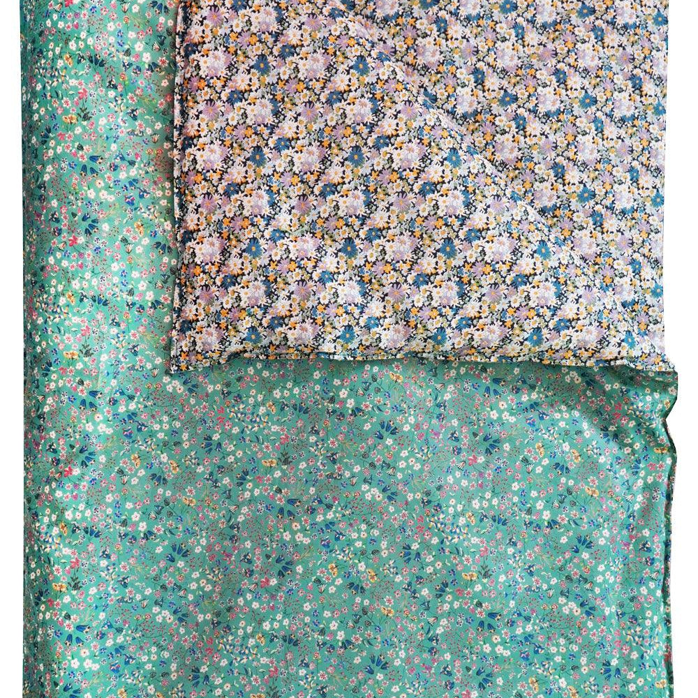 Reversible Heirloom Quilt Made With Liberty Fabric DONNA LEIGH GREEN & LIBBY Coco & Wolf