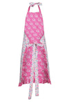 Reversible Ruffle Apron BETSY CANDY FLOSS & CAPEL FUCHSIA Coco & Wolf