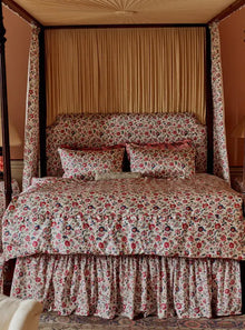  Reversible Ruffle Silk Heirloom Quilt Made With Liberty Fabric EVA BELLE & JANNAH Coco & Wolf