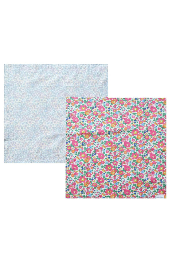 Reversible Stitch Napkin Set Made With Liberty Fabric BETSY & DITSY DOT Coco & Wolf