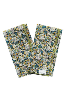  Reversible Stitch Napkin Set Made With Liberty Fabric LIBBY & CAPEL PISTACHIO Coco & Wolf