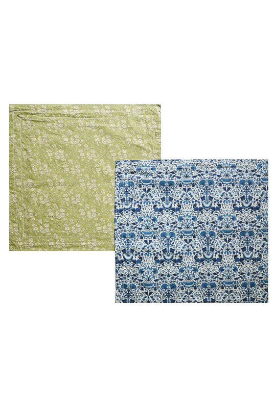 Reversible Stitch Napkin Set Made With Liberty Fabric LODDEN & CAPEL Coco & Wolf