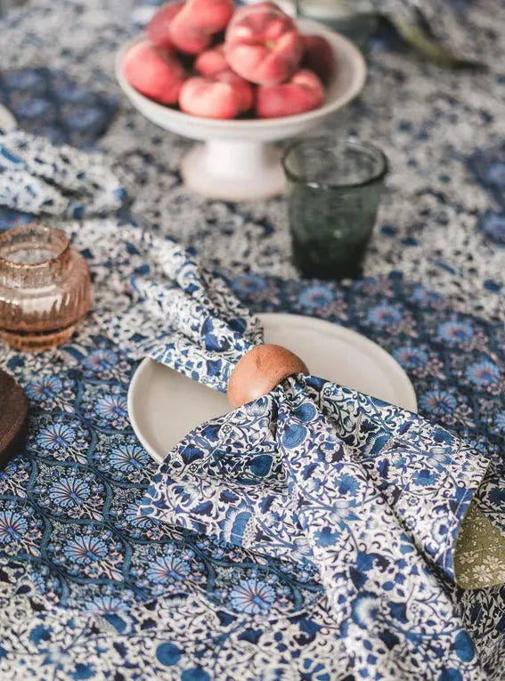 Reversible Tablecloth Made With Liberty Fabric LODDEN & CAPEL Coco & Wolf