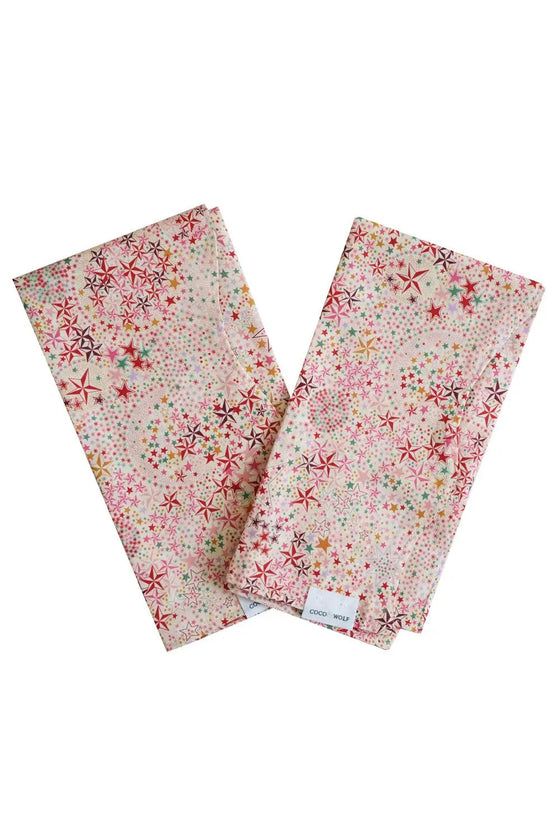 Reversible Wavy Napkin Set Made With Liberty Fabric ADELAJDA'S WISH & WILTSHIRE STAR Coco & Wolf