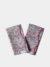 Reversible Wavy Napkin Set Made With Liberty Fabric BETSY CANDY FLOSS & CAPEL Coco & Wolf