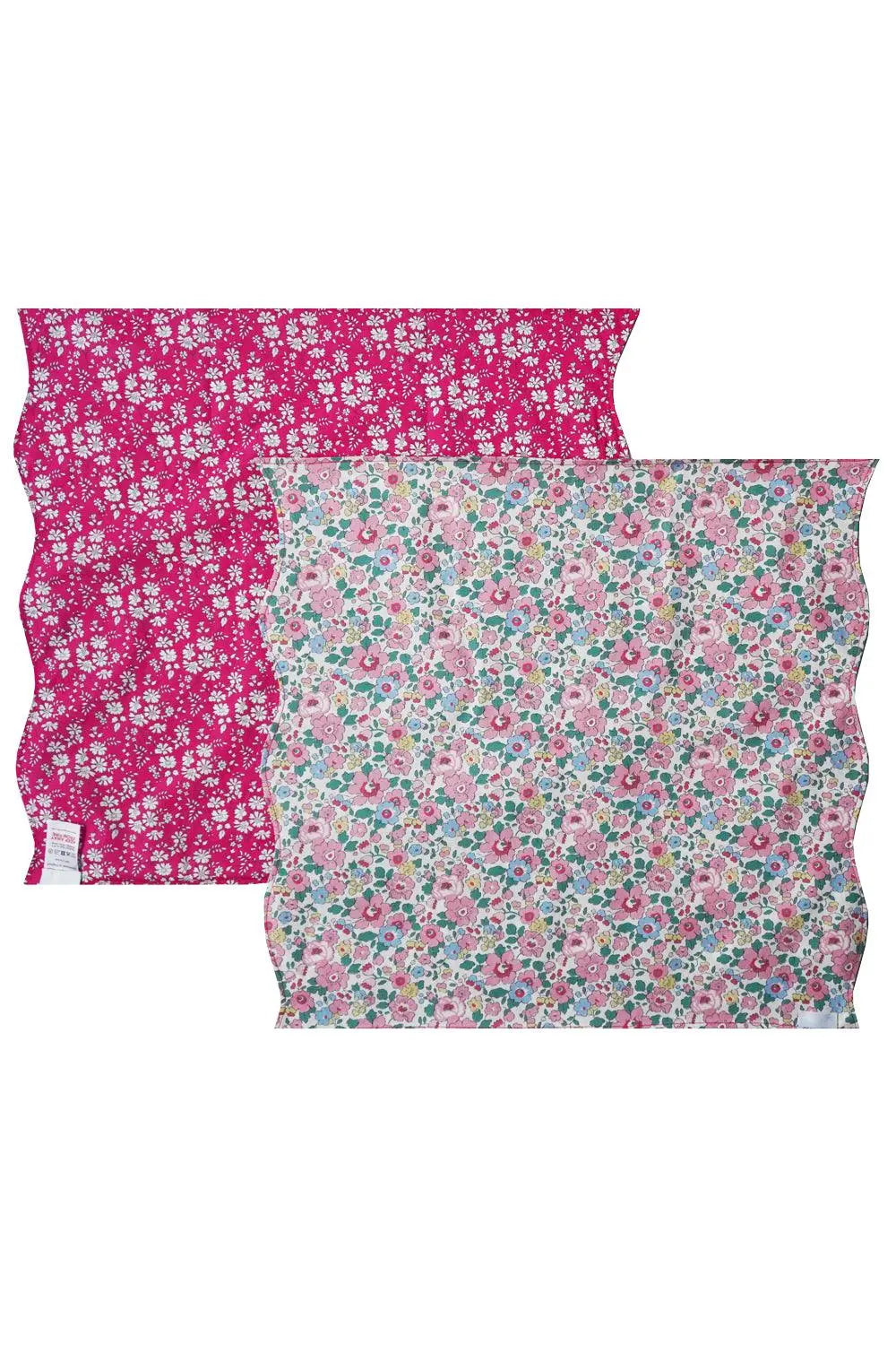 Reversible Wavy Napkin Set Made With Liberty Fabric BETSY CANDY FLOSS & CAPEL Coco & Wolf