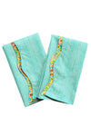 Reversible Wavy Napkin Set Made With Liberty Fabric BETSY & ELEMENTS Coco & Wolf