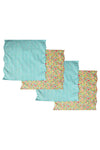 Reversible Wavy Napkin Set Made With Liberty Fabric BETSY & ELEMENTS Coco & Wolf