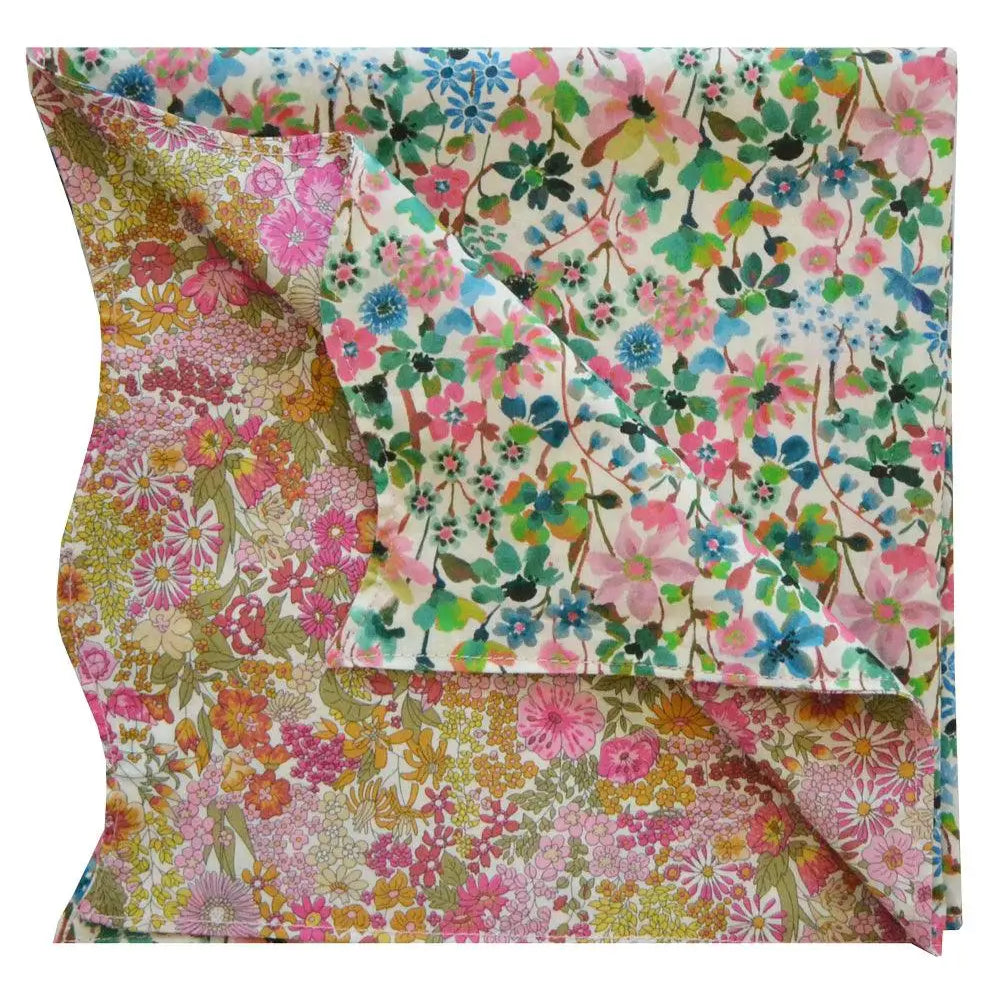 Reversible Wavy Napkin Set Made With Liberty Fabric DREAMS of SUMMER Coco & Wolf