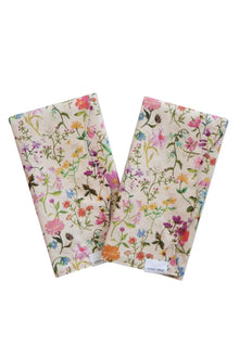  Reversible Wavy Napkin Set Made With Liberty Fabric LINEN GARDEN Coco & Wolf