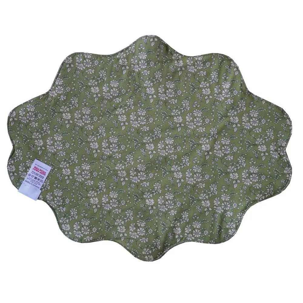 Reversible Wavy Placemat Made With Liberty Fabric BETSY STAR & CAPEL PISTACHIO Coco & Wolf