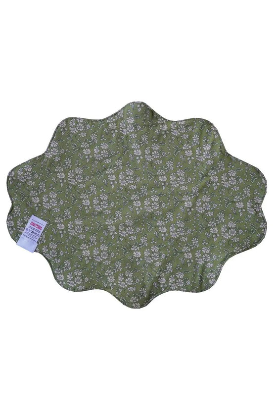 Reversible Wavy Placemat Made With Liberty Fabric BETSY STAR & CAPEL PISTACHIO Coco & Wolf