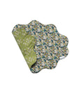 Reversible Wavy Placemat Made With Liberty Fabric LIBBY & CAPEL PISTACHIO Coco & Wolf