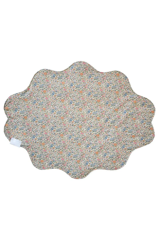 Reversible Wavy Placemat Made With Liberty Fabric LINEN GARDEN & KATIE & MILLIE Coco & Wolf