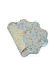 Reversible Wavy Placemat Made With Liberty Fabric SPRING BLOOMS & MEADOWLAND Coco & Wolf