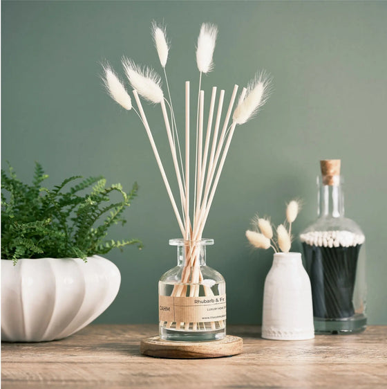 Rhubarb and Freesia Reed Diffuser - Clear CAHM