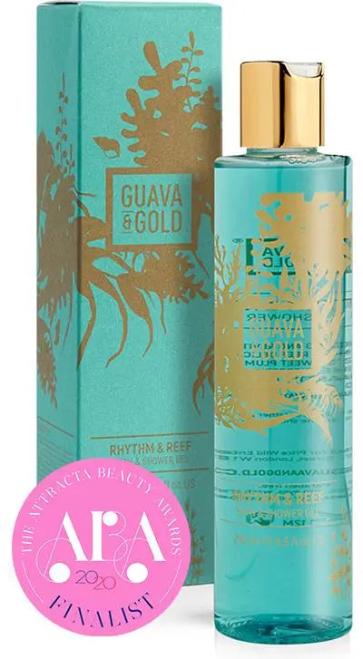 Rhythm and Reef Bath & Shower Gel Guava & Gold