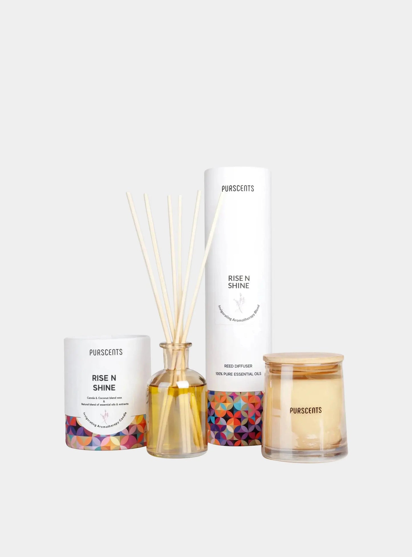 Rise N Shine Scented Candle & Reed Diffuser Duo Purscents