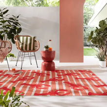  Riviera Lobster Recycled Indoor Outdoor Rug Dunelm