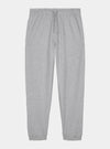 Rock Grey Marl Mens Organic Cotton Relaxed-Fit Joggers hewn.