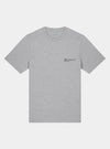 Rock Grey Marl Mens Organic Cotton Relaxed-Fit T-Shirt hewn.