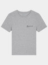 Rock Grey Marl Womens Organic Cotton Fitted T-Shirt hewn.