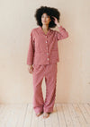 Rose Checkerboard Cotton Pyjama Trouser Set TartanBlanketCo