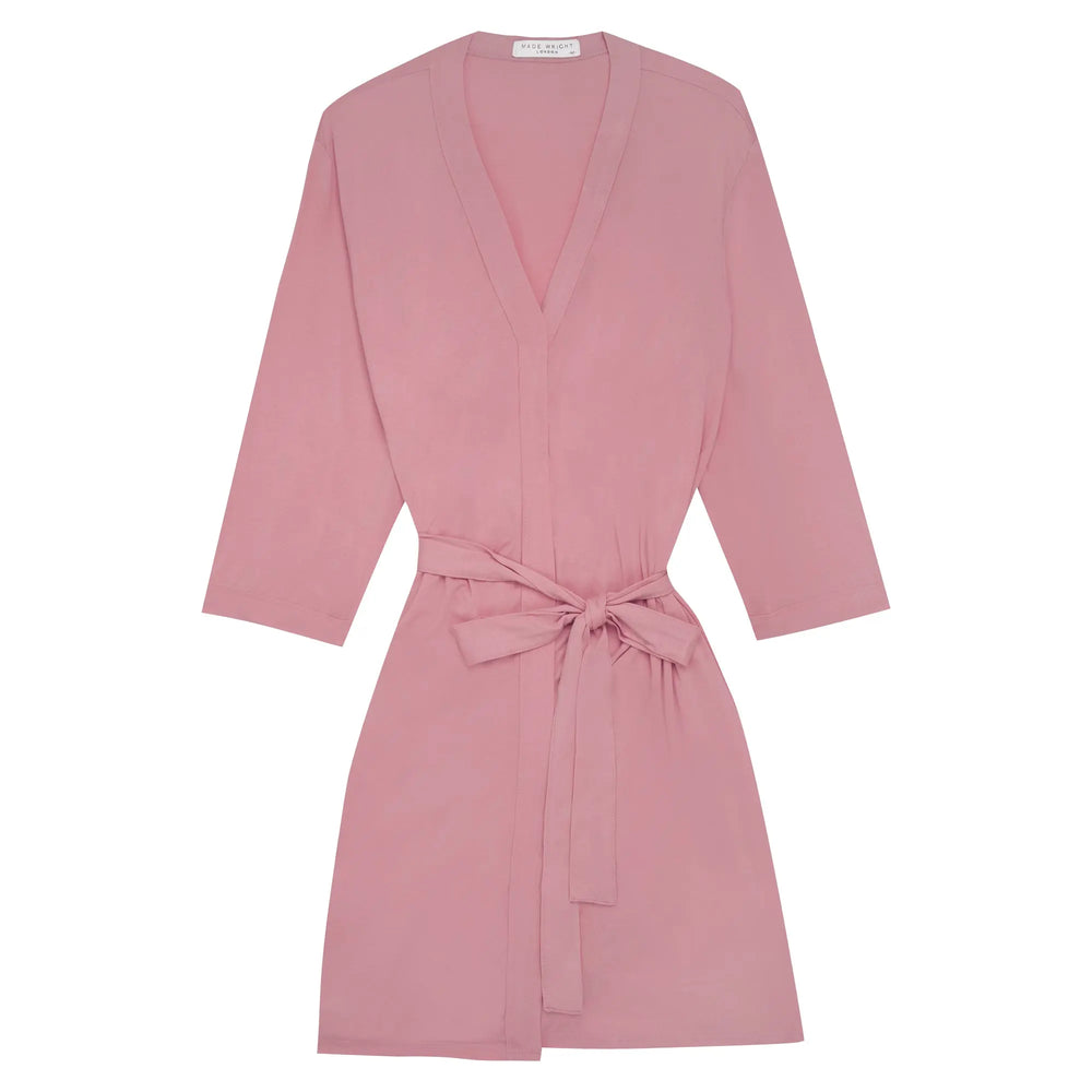 Rose Drape Bamboo Women's Robe Made Wright London