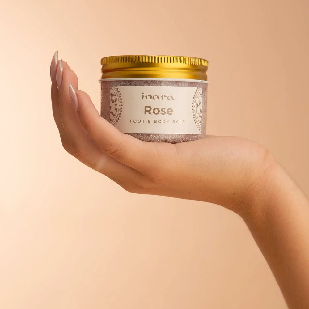 Rose Foot & Body Salt inara