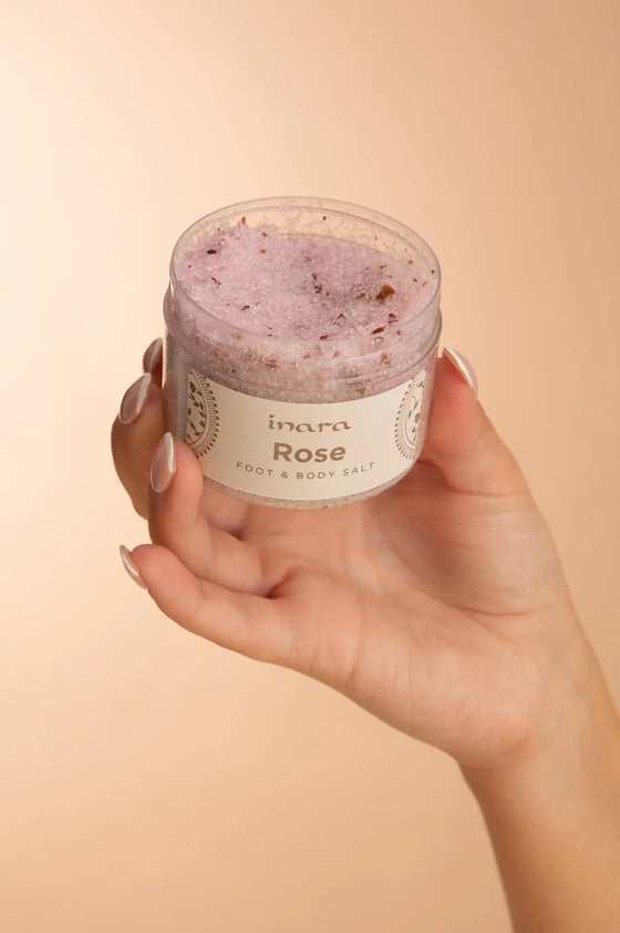 Rose Foot & Body Salt inara