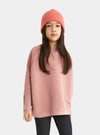 Rose Pink Paisie Kids Ribbed Jumper Paisie