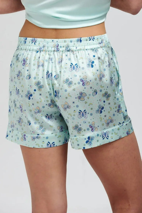 Rosie Glacier Butterfly Silk Short Sleepy Wilson