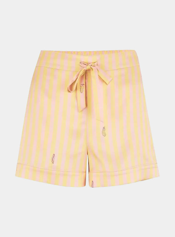 Rosie Lemonade Stripe Silk Short Sleepy Wilson