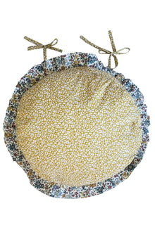  Round Ruffle Chair Cushion Made With Liberty Fabric FEATHER MEADOW & ANNABELLA Coco & Wolf