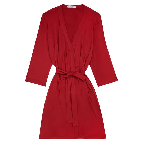 Ruby Drape Bamboo Women's Robe Made Wright London