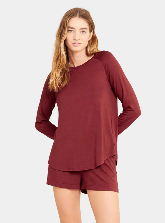 Ruby Goodnight Women's Bamboo Raglan Sleep Top Boody